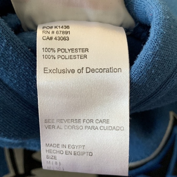 NBA hoodie size M(8) or M(10) see tag. Good condition has pilling good condition - Picture 4 of 5